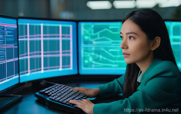 더 모닝 쇼 시즌별 평가 - A diverse team of professional journalists, both male and female, in a brightly lit, state-of-the-ar...