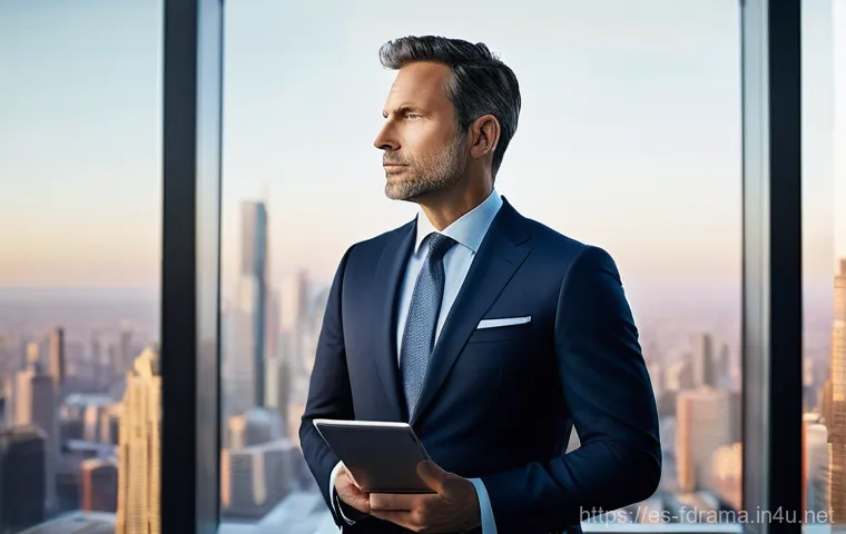 더 모닝 쇼 시즌별 평가 - A solitary female reporter, in her late 30s, with a look of deep concern and skepticism on her face,...